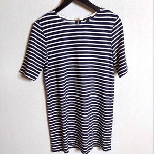 ‎Theory blue and white stripe dress